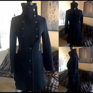 Mackage Winter Wool Tweed Coat